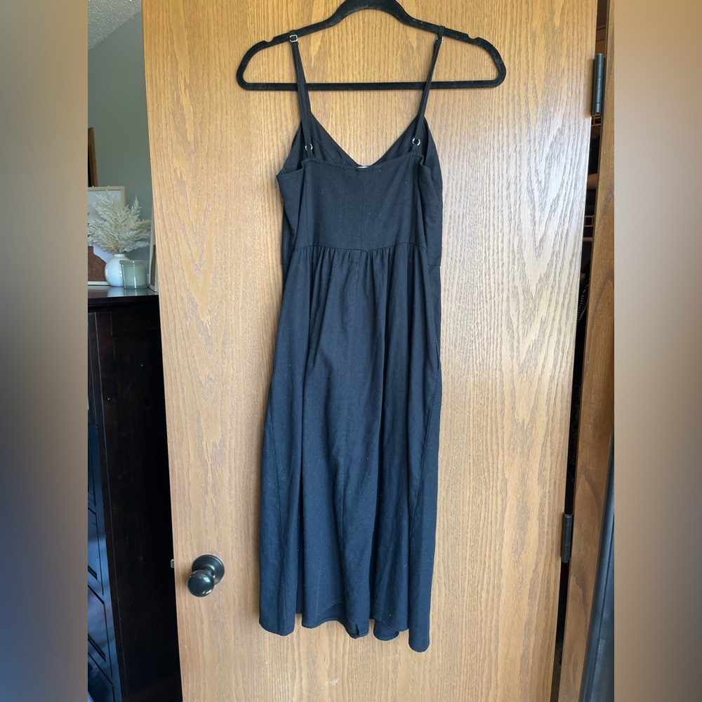 Rollas Eve Linen Midi Dress - Picture 3 of 4